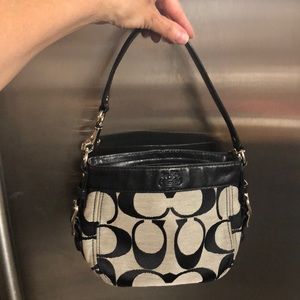 Authentic Coach signature handbag